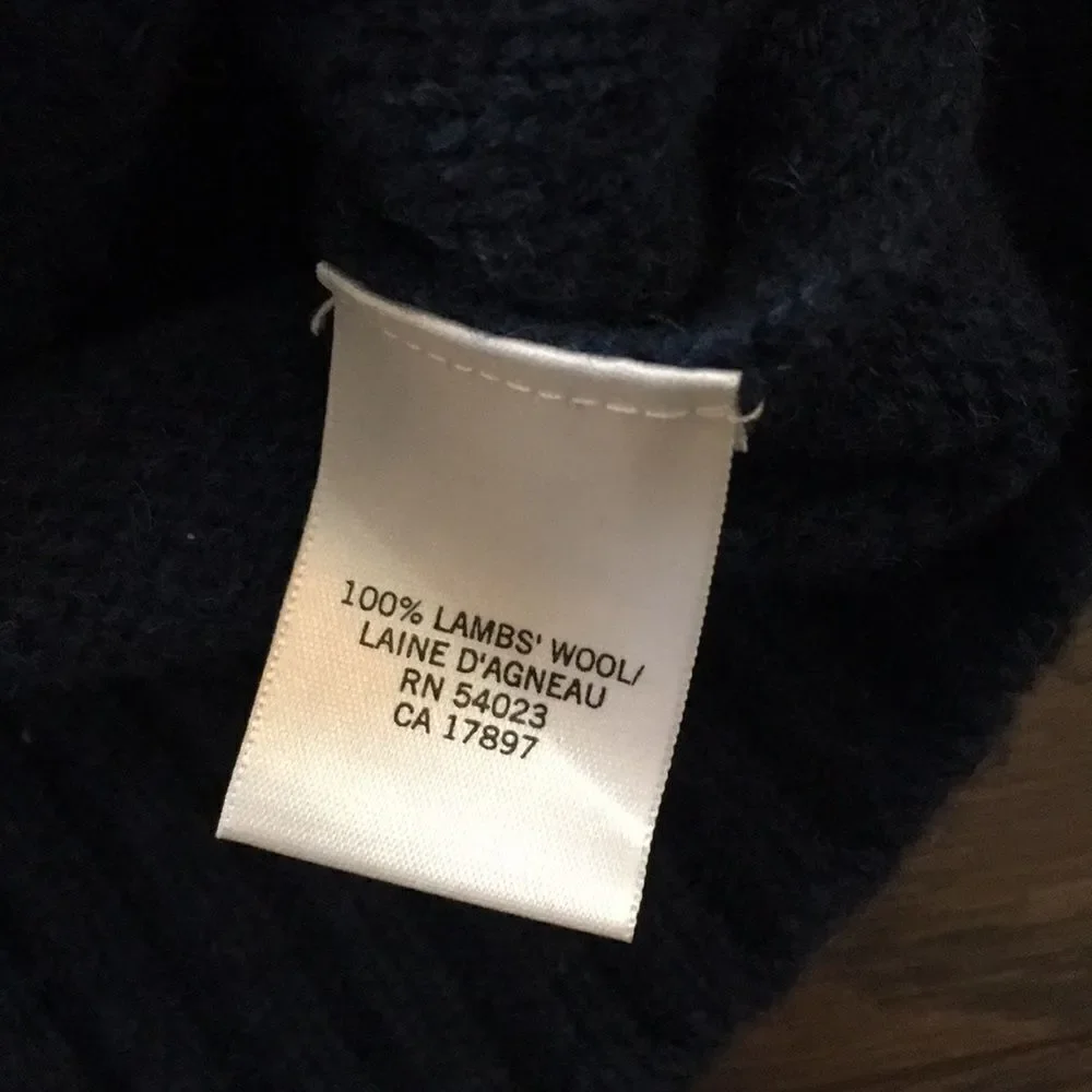 100% Lambswool North Carolina Blue Argyle Print Wool LS Sweater XL V-Neck Retro